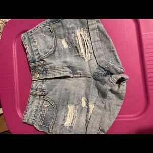 Forever 21, high waisted jean shorts